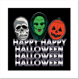 Happy Happy Halloween Posters and Art